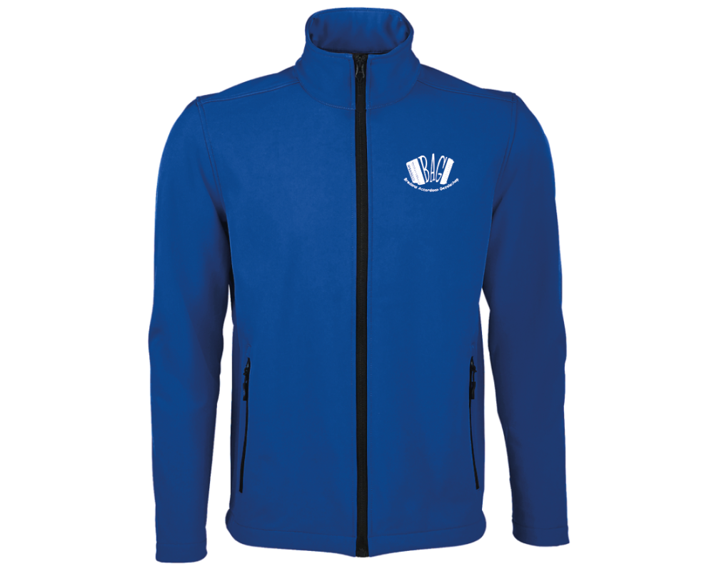 Softshell jas - kon blauw