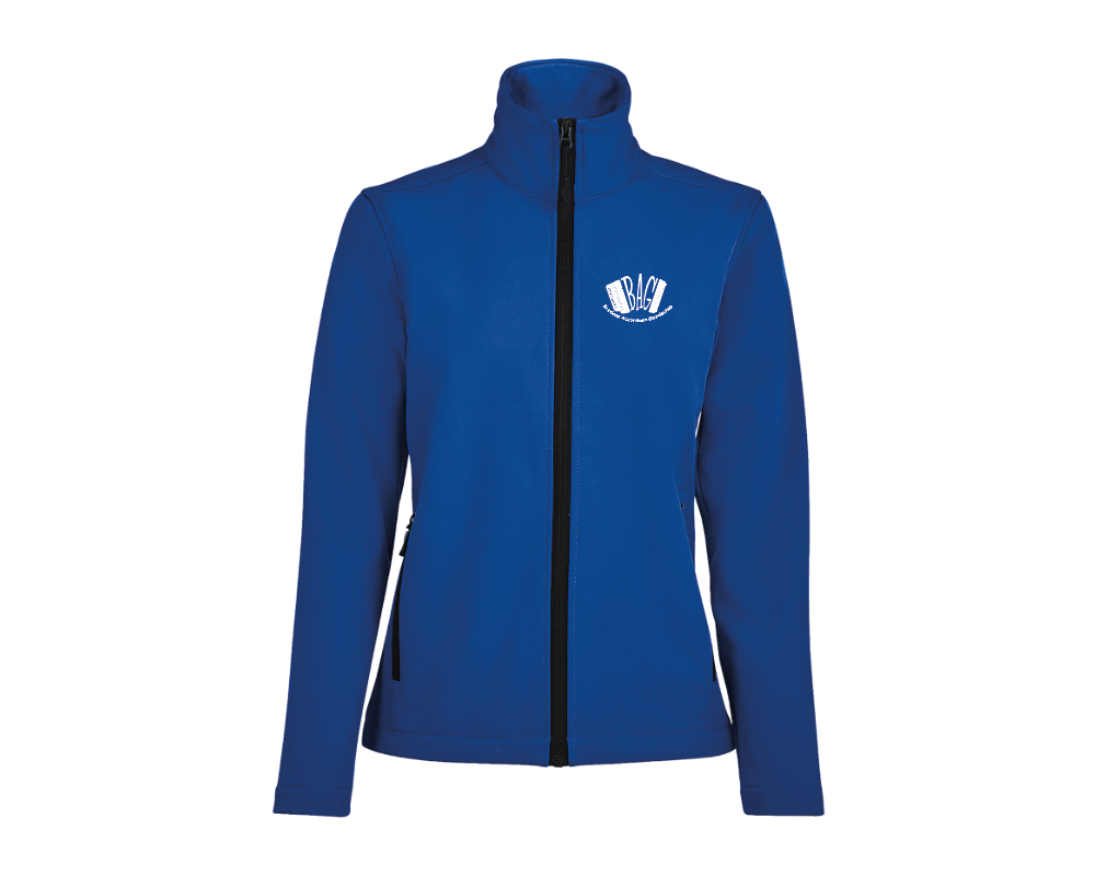 Softshell jas dames-kon blauw