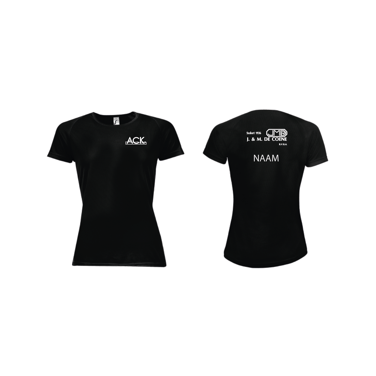 Basic dames dry-fit shirt-zw