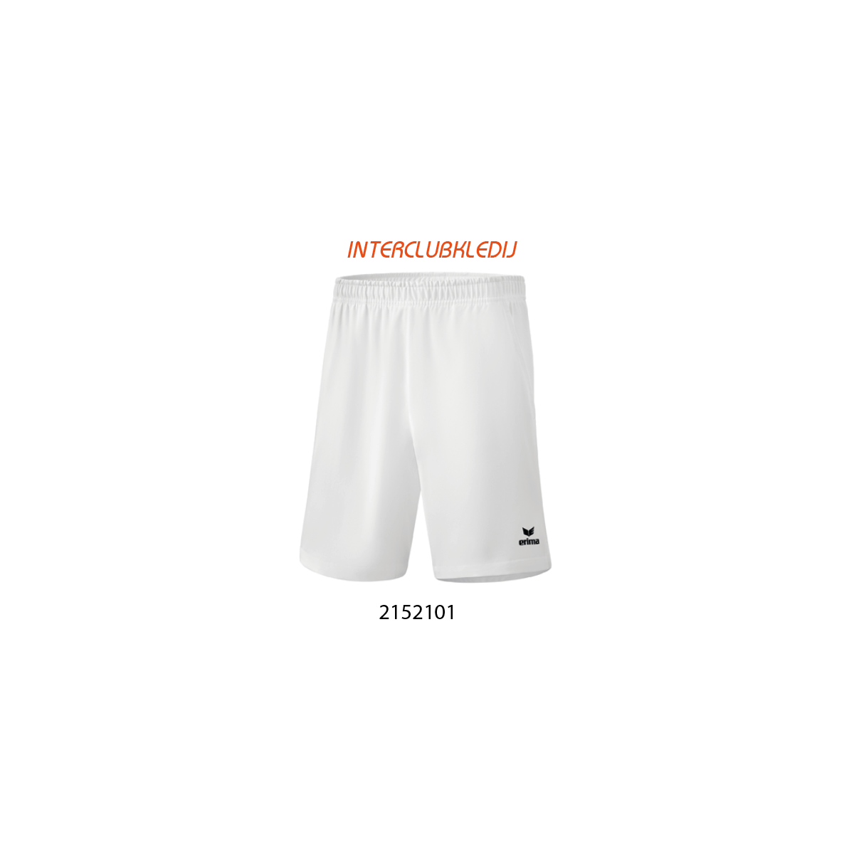 Erima tennisshort heren-wit