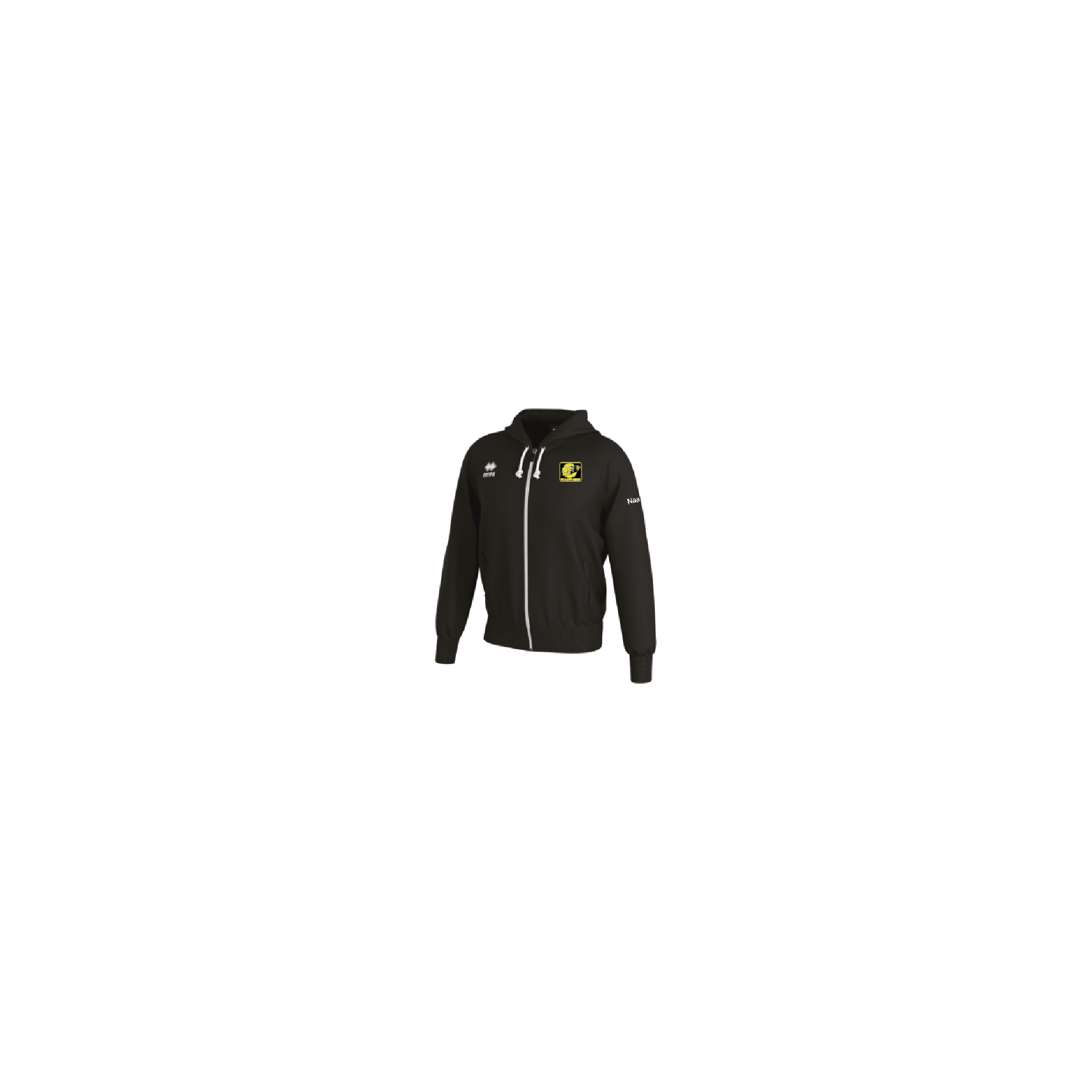 BBC Racing Brugge Bears-Erreà Jacob fullzip hoodie-zwart