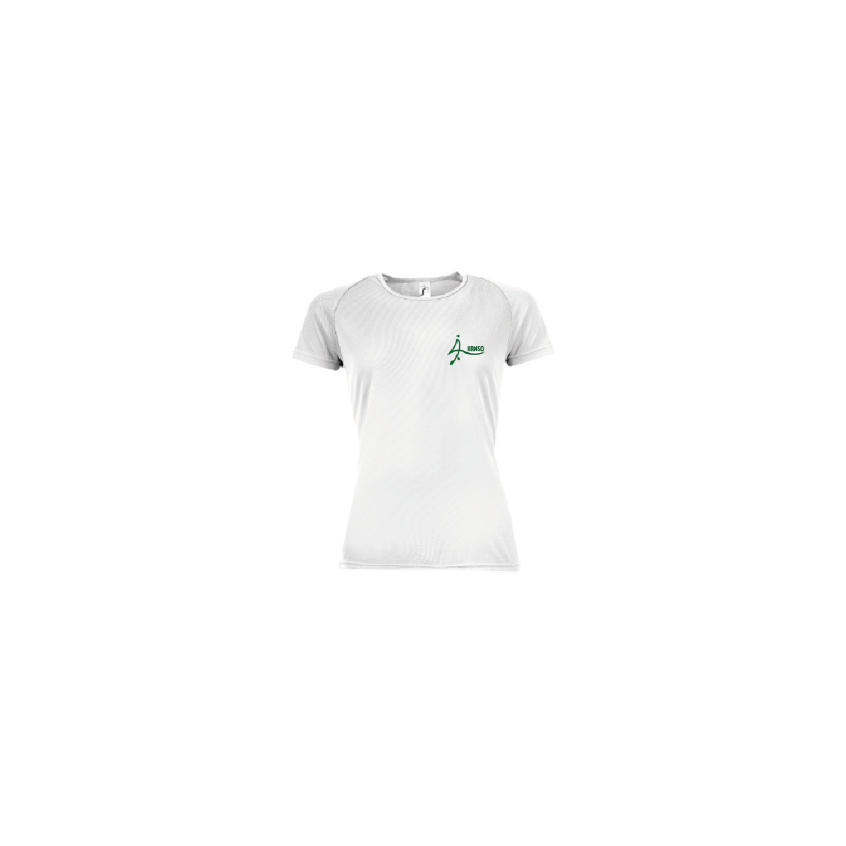 Sporty dames dry-fit t-shirt-wit