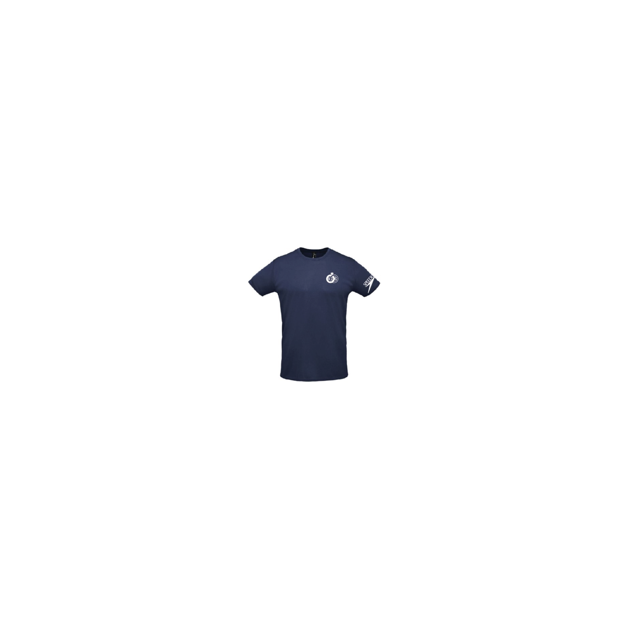Sporty dry-fit t-shirt heren en kids navy
