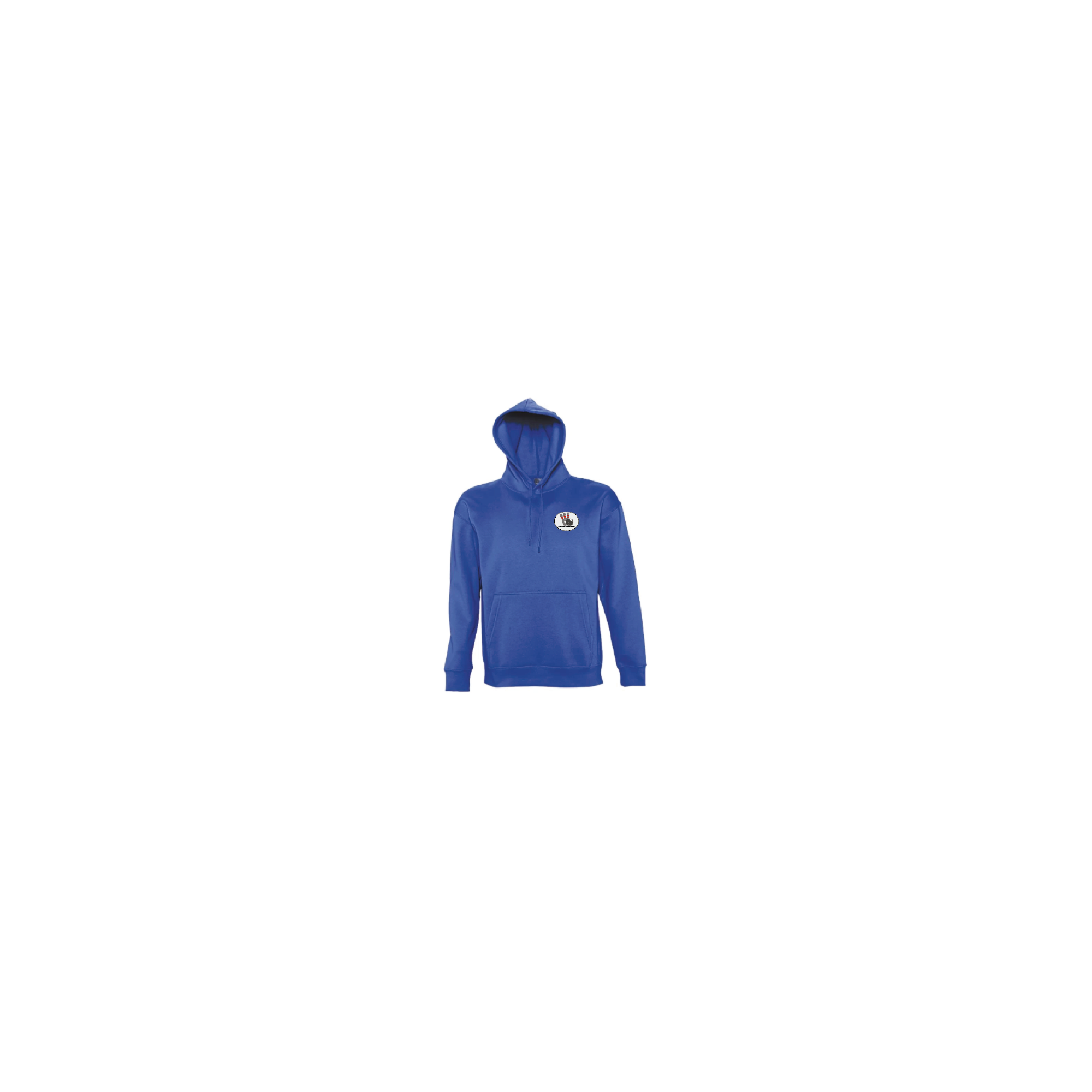 Hooded sweat-Snake-kon.Blauw