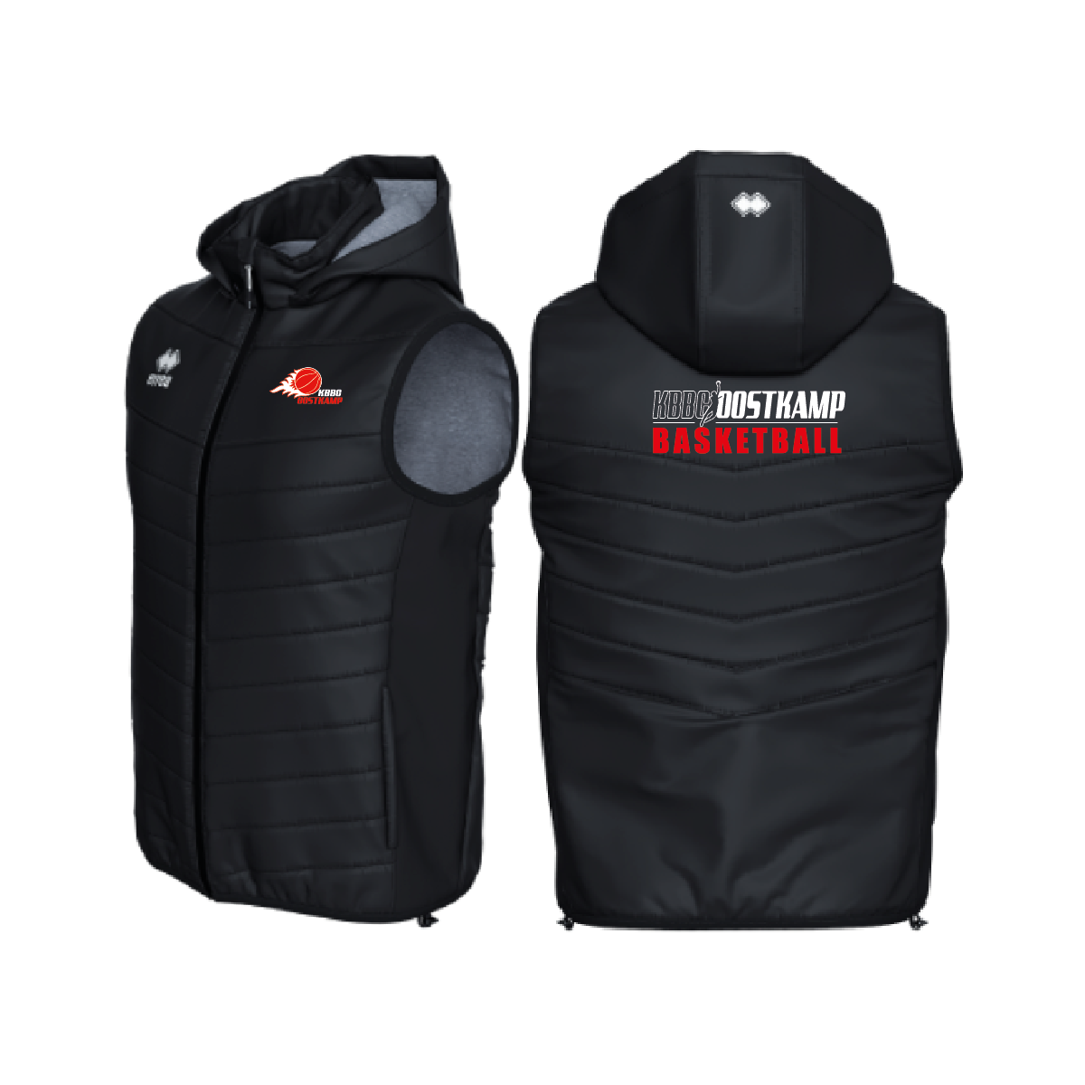 PACK 4 - Bodywarmer met kap