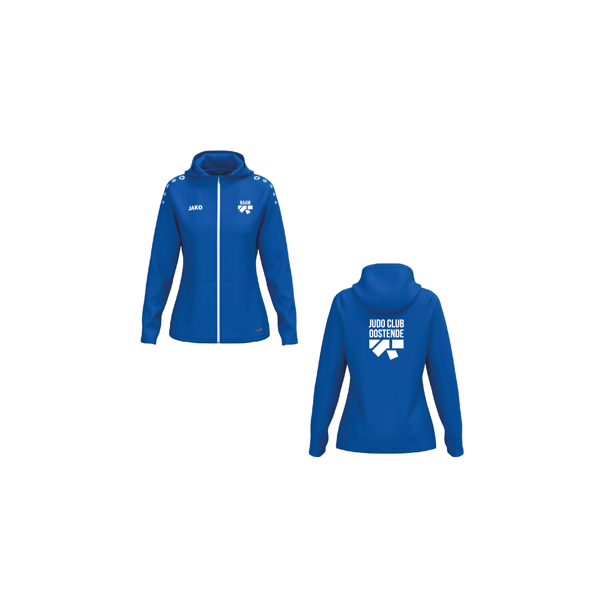 Jako Dames trainingsvest met kap