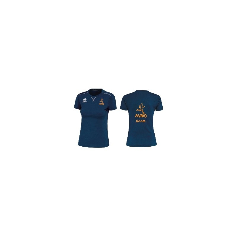 Erreà Marion dames runningshirt KM- navy