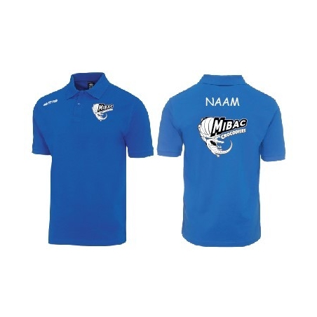 Erreà Team Color polo-kon.Blauw Mibac Middelkerke