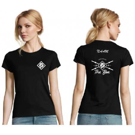 T-shirt The Box-dames-zwart