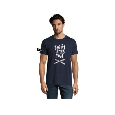 Kjell&Yane t-shirt men-navy -The Fry is the Limit