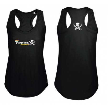 Ostend Pirates - Damestopje Moka - zwart