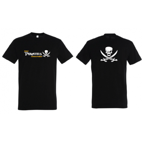 Ostend Pirates - t-shirt 190gr heren - zwart