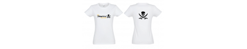 Ostend Pirates - t-shirt 190gr DAMES - wit