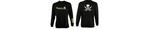 Ostend Pirates - sweater trui Supreme- zwart