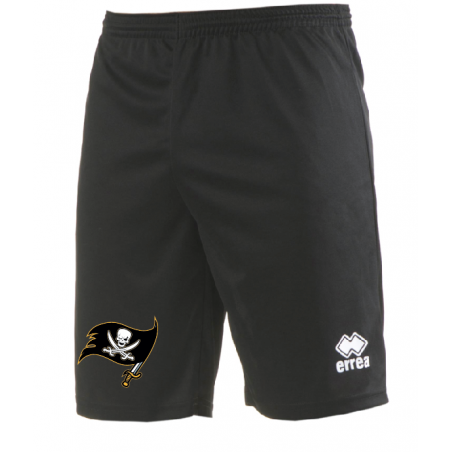 Erreà Maxi Skin short/bermuda - zwart Ostend Pirates