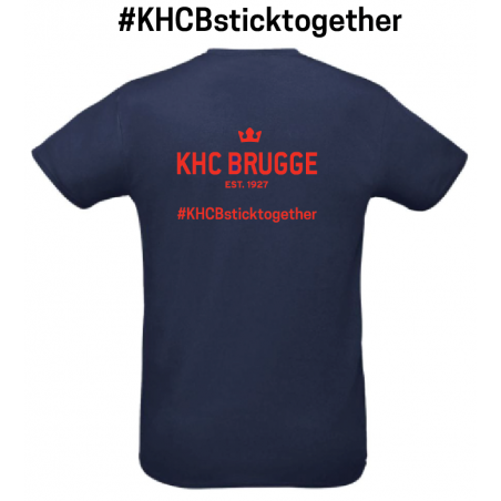 KHCB T-shirt dames - navy - dry fit