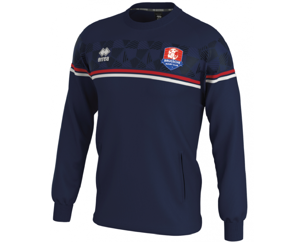 Brugsche Rugby-Davis trui (navy/red)