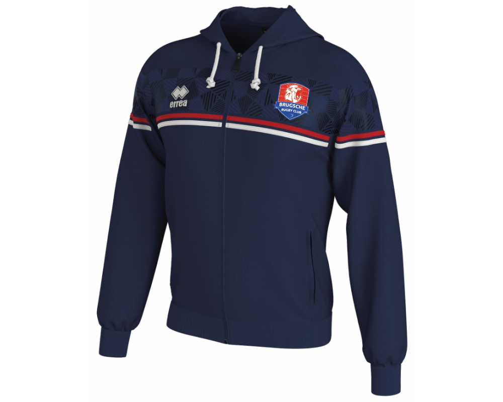 Brugsche Rugby-Dragos hooded jas (navy/red)