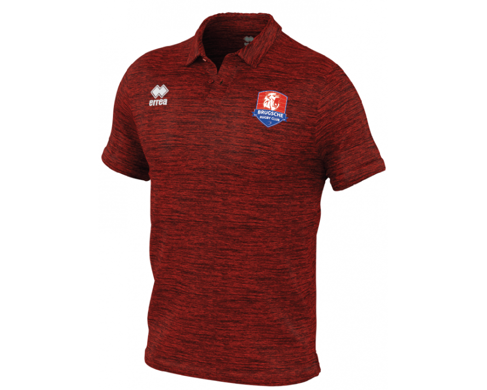 Brugsche Rugby-Carlos polo (red/antraciet))