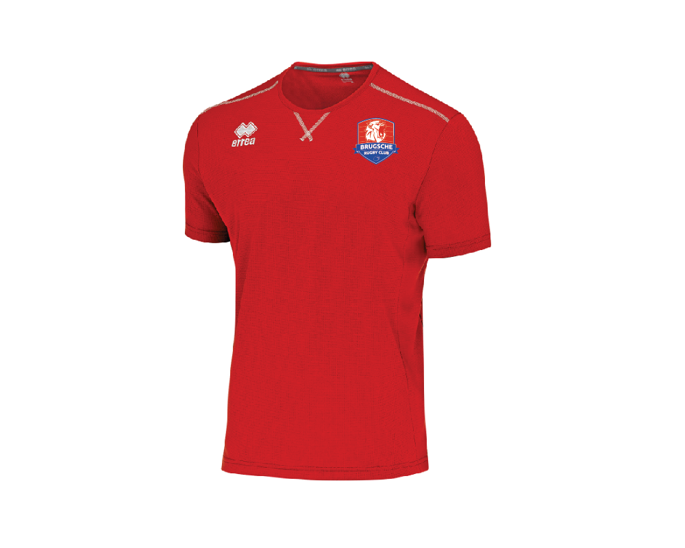 Brugsche Rugby-Everton dry-fit shirt (rood)