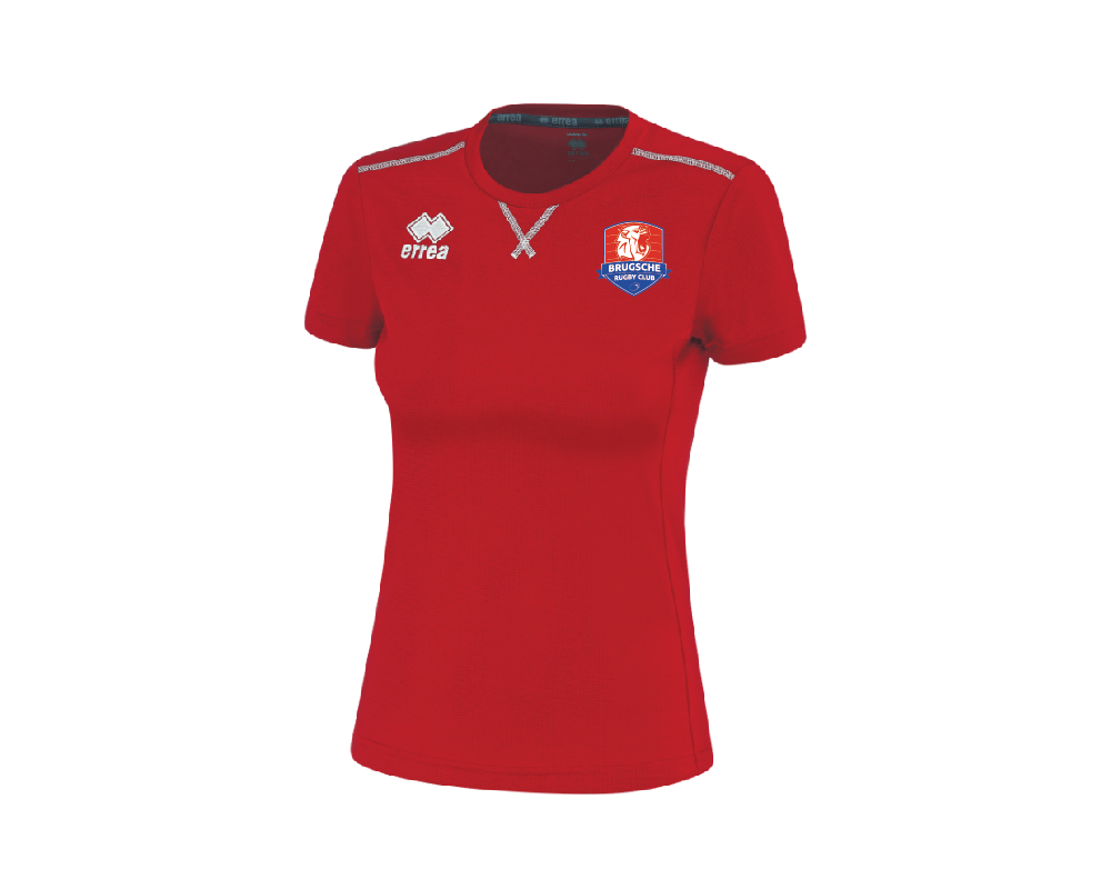 Brugsche Rugby-Marion dry-fit dames shirt (rood)