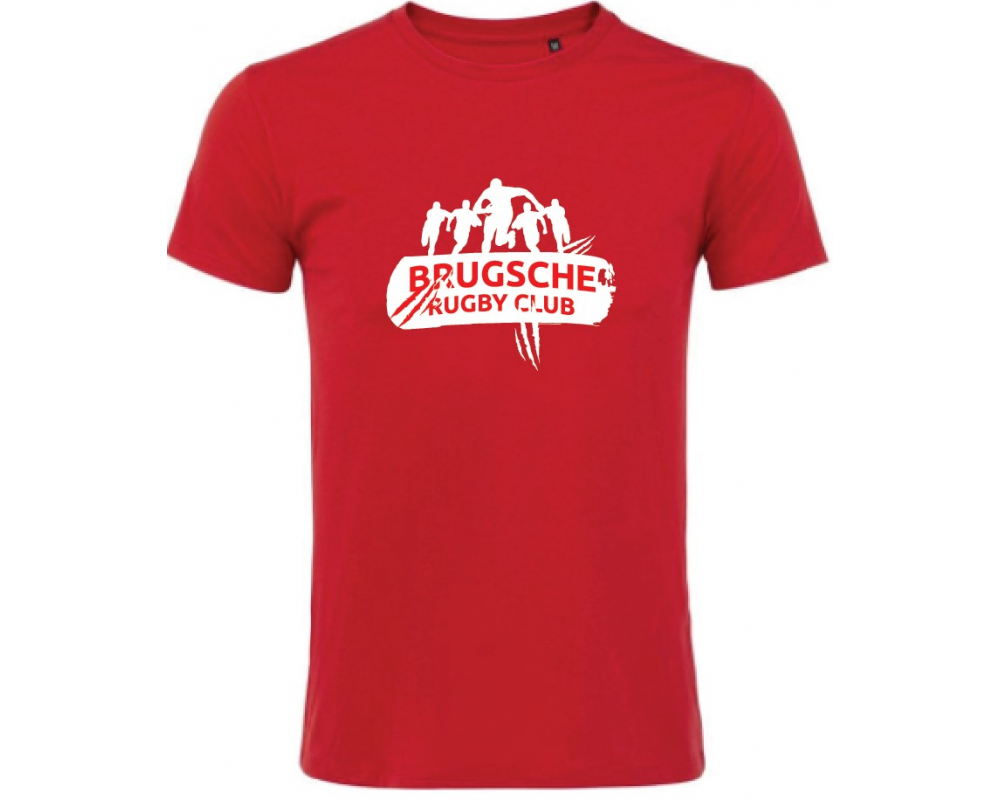 Brugsche Rugby-club t-shirt (rood Imperial)