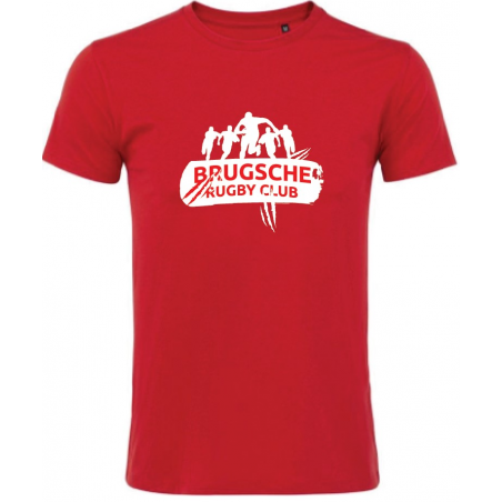 Brugsche Rugby-club t-shirt (rood Imperial)