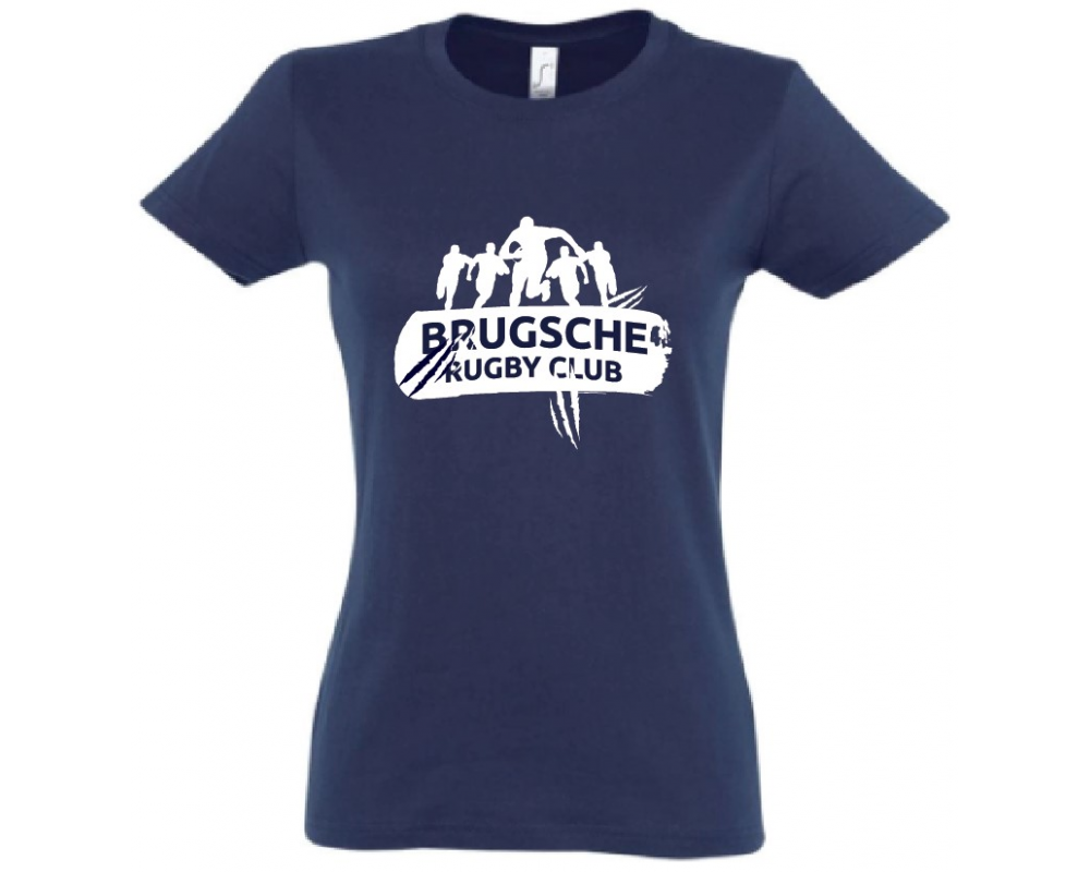 Rugby-dames club t-shirt(navy Imperial)