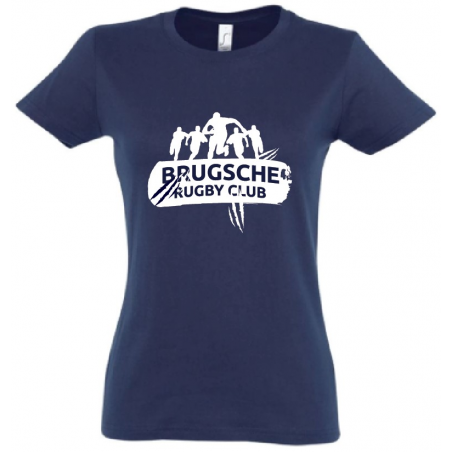 Rugby-dames club t-shirt(navy Imperial)