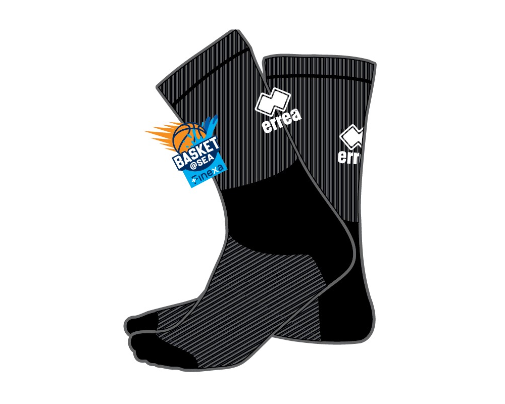 Erreà Skip socks(zwart) -...