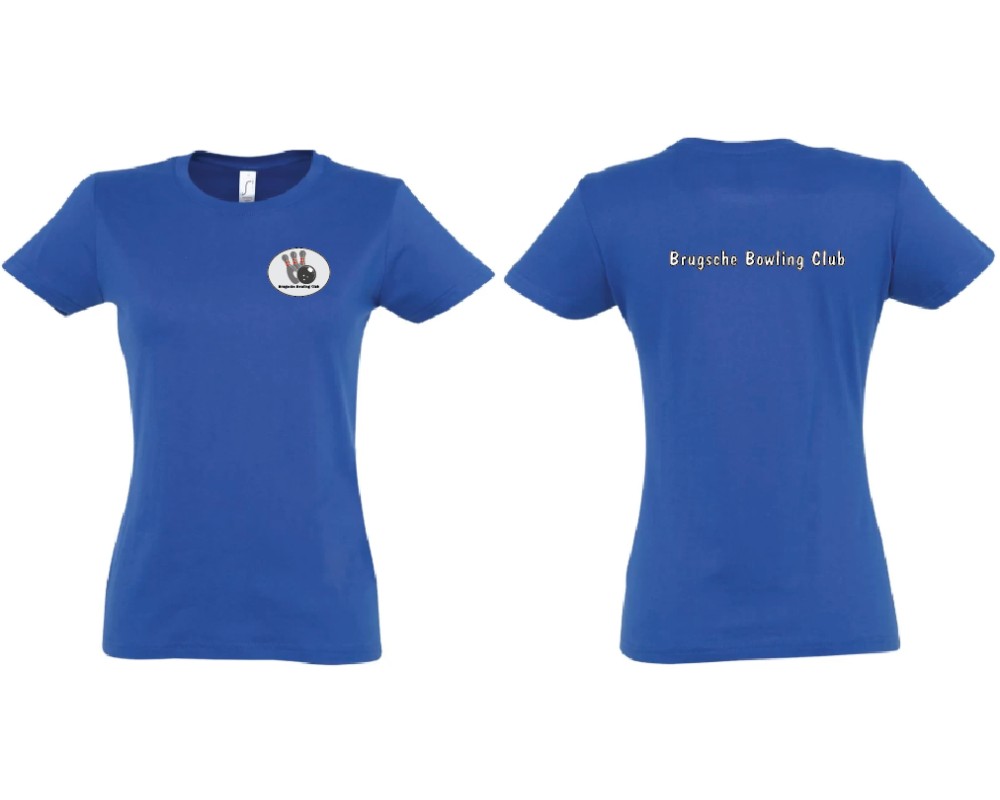 Dames T-shirt ronde hals -...