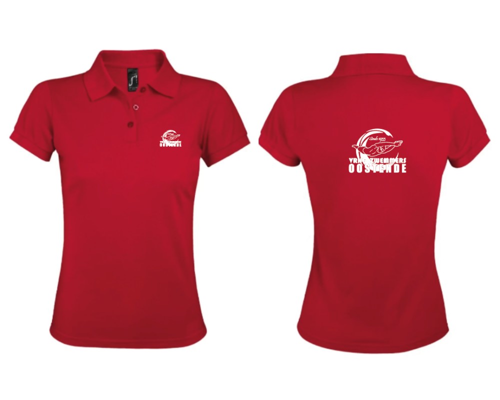 Sol's People dames polo-rood